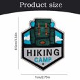 thumbnail image 3 of Clearance! Finally Home Patch Never Stop Exploring | Outdoor Backpack Patch Hiking Patch Nature Badge Badge, 3 of 5