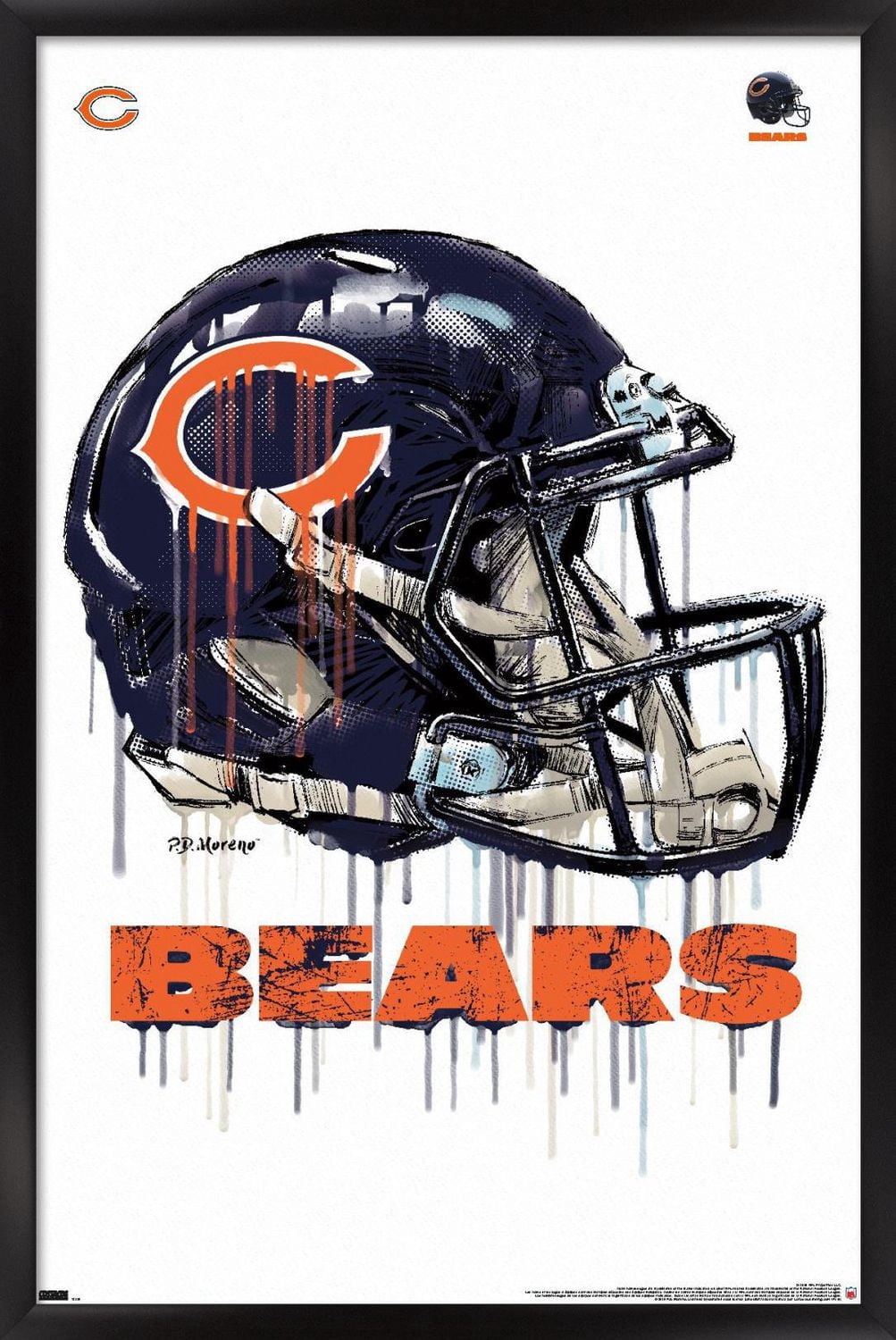 NFL Chicago Bears - Casque anti-goutte 20