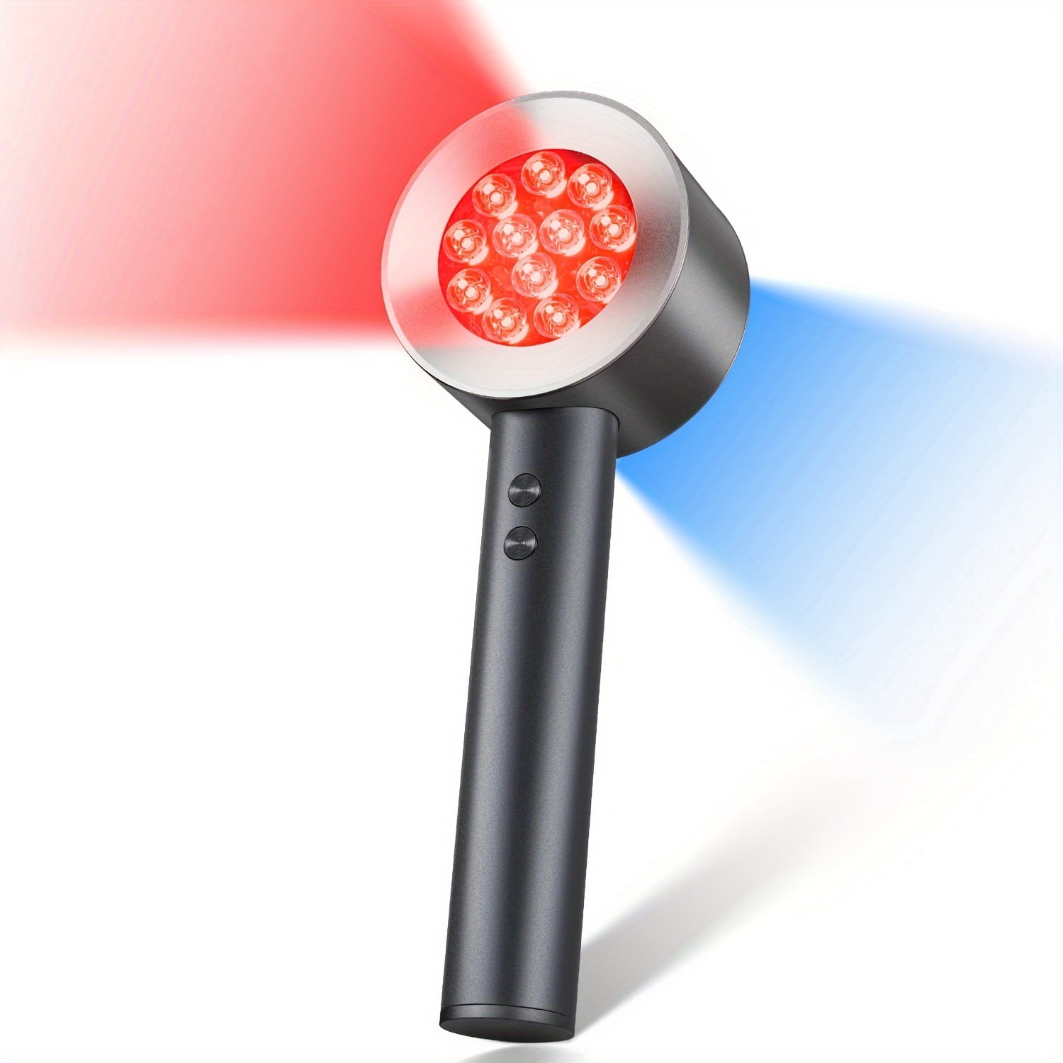 SNNROO Medi-grade Red Light Therapy For Face Skin Facial Beauty Wand Powerful SciContour LED Red Light With Blue Light Infrared Light For Comprehensive Skin Care 24 LEDs