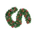 thumbnail image 4 of Garland Christmas Decorations with Lights Pvc Christmas Decoration Rattan Door Hanging Decoration (With No Lights/With Lights) Garland with Lights Christmas Decorations, 4 of 8