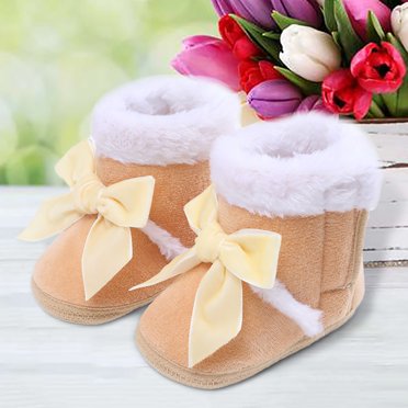 NOKIO Chaussons en Molleton Douillets pour Enfants Garçons Filles, Chaussures-Chaussettes Antidérapantes à Enfiler Premières Chaussures de Marche Pantoufles de Berceau avec Soutien de Voûte Plantaire
