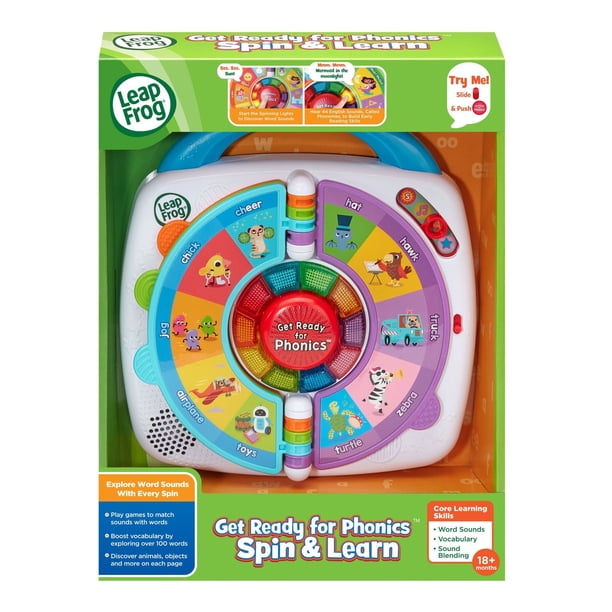 キッズ・ファミリー Speed learning Junior LeapFrog Get Ready for Phonics™ Spin & Learn - Learning Toy With