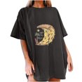 thumbnail image 1 of Birdeem T-Shirt Décontracté à Manches Courtes Imprimé Pizza d'Été pour Femmes, 1 of 7