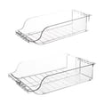 thumbnail image 2 of JMYHOAM Storage Bags Drinks Fridge Storage Box Double Large Capacity Retractable Shelves PET Household Beer Cola Organiser Home Storage, 2 of 7