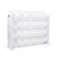 thumbnail image 1 of Humble Crew Tot Tutors SuperSized Toy Storage Organizer with 16 Storage Bins, Grey, 1 of 9