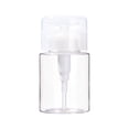 thumbnail image 1 of Distributeur de Pompe à Acétones Bouteille à Pression Transparente pour Dissolvant de Vernis à Ongles Alcools Lotion Démaquillant Voyage Portable Réutilisable Étanche Scellé 100Ml 150Ml 200Ml Rechargeable Format Voyage, 1 of 6