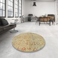 thumbnail image 4 of Ahgly Company Tapis Rectangulaire Abstrait Brun Bronze Lavable en Machine, 2 Pieds x 4 Pieds, 4 of 7