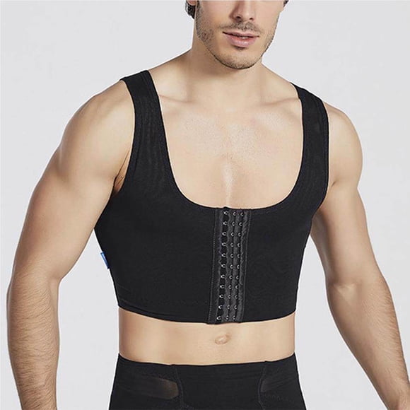 Baohd Gilets de Forme pour Hommes Contrôle de la Poitrine Gynécomastie Professionnelle Débardeur Amincissant Corset Correct Compression No.1