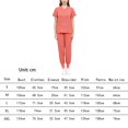 thumbnail image 5 of Tachiuwa Ensemble d'Uniforme pour Femmes, Tenue de Soins, Uniforme d'Infirmière, Durable, Col en V, Lavable à la Machine, Respirant, m, 5 of 5