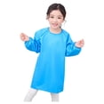 thumbnail image 1 of Girls Tops Tees & Shirts Kid Art Smock Solid Color Apron For Children Printed Artist Painting Aprons Smocks With Long Sleeve, 1 of 3