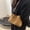 Brown, variant on TIMIFIS Polyester Shoulder Sack, Shoulder Bag Fashion Casual Bag Women's Shoulder Bag Handbag Messenger Bag Wallet