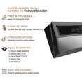 thumbnail image 3 of Machine de Mise sous Vide, Scelleuse Alimentaire à Système d'Étanchéité à Air Automatique avec 5 Sacs, 3 of 9