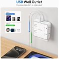 thumbnail image 4 of 6 Outlet Extender with Multi Plug Wall Outlet, 4 of 8