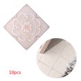thumbnail image 3 of 10PCS/Set Floor Tiles Diagonal Wall Film Stickers Bathroom Sticker Film Kitchen Waist Line Art Mural Tile Wall Decals, Type 11, 3 of 5