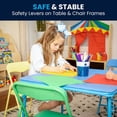 thumbnail image 4 of Flash Furniture Kids Colorful 5 Piece Folding Table and Chair Set, 4 of 8