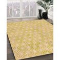 thumbnail image 3 of Ahgly Company Tapis d'Intérieur Rectangulaire Transitionnel Jaune Lavable à la Machine, 6 Pieds x 9 Pieds, 3 of 7