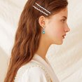 thumbnail image 4 of Boucles d'Oreilles Pendantes Hypoallergéniques Clou d'Oreille Quotidien Bijoux Tendance Quatre Zircon Boucle d'Oreille Mode Simple Pendentif Rond Boucles d'Oreilles Manchette Bijoux Hypoallergéniques Cadeaux Aubaines Aujourd'hui 2025, 4 of 4