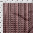 thumbnail image 3 of oneOone Polyester Spandex Dark Rose Brown Fabric Asian Block Craft Projects Decor Fabric Printed By The Yard 56 Inch Wide, 3 of 4
