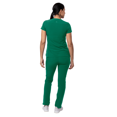 thumbnail image 2 of Adar Addition Go-Basic Scrub Set For Women - Slim V-Neck Scrub Top & Skinny Cargo Scrub Pants, 2 of 7