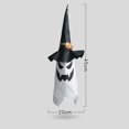thumbnail image 2 of Mistaha 1PC Halloween Witch Hat Hanging Light Ghost Wizard Hat Shaped LED Ghost Lamp Battery-Powered, 2 of 8