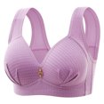 thumbnail image 1 of DPTALR Woman's Embroidered Glossy Comfortable Breathable Bra Underwear No Rims, 1 of 8