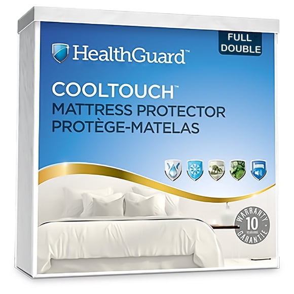 HealthGuard Cooltouch Waterproof Mattress Protector Full