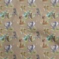thumbnail image 1 of oneOone Velvet Light Brown Fabric Animal Fabric For Sewing Printed Craft Fabric By The Yard 58 Inch Wide, 1 of 4