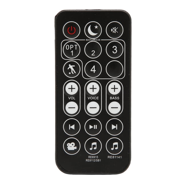 Remplacez Télécommande pour Barre de Son, RE6915 Télécommande Système de Barre de Contrôle à Distance Télécommande Méticuleusement Conçu