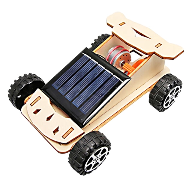 Bwiyojiz Educational Toys Science and Technology Small Solar Car Elementary Maker Hand-invented Models Toy, Gifts for Friend