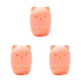 thumbnail image 1 of relayinert et Organiser Éponges en Forme de Chat Lavables et Réutilisables Boîte de Rangement Fond orange Clair 3Ensemble, 1 of 6