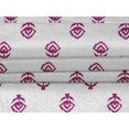 thumbnail image 5 of oneOone Velvet White Fabric Block Craft Projects Decor Fabric Printed By The Yard 58 Inch Wide-SN, 5 of 5