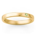 thumbnail image 3 of Stackable Birthstone Ring with Engraving - Peridot (August), 3 of 7