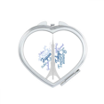 thumbnail image 1 of Japan Tokyo Tower Landmark Wordcloud Mirror Travel Magnification Portable Handheld Pocket Makeup, 1 of 3