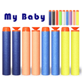 thumbnail image 2 of SUTENGDA 300Pcs Bullets for Nerf Environmentally Safe Refill Darts for Nerf Guns Innovative Dart Accessories Colorful EVA Toy Guns Yellow, 2 of 5