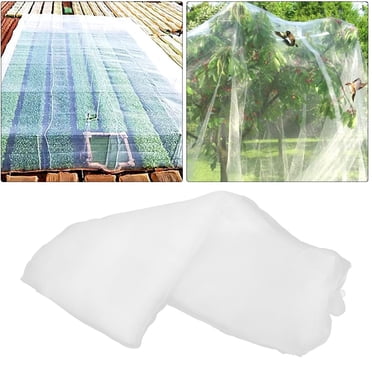 Filet de Jardin, Couvre-Plantes de Serre Polyvalents Découpables Blancs pour Cultures pour Jardin pour Plantes pour Fruits Env. 2.5x5m /8.2x16.4 Pieds, Env. 2.5x6m
