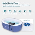 thumbnail image 4 of RELXTIME Spa Gonflable 75x47 Pouces pour 2 Personnes, Ovale, Extérieur, Portable, Bleu, 4 of 7