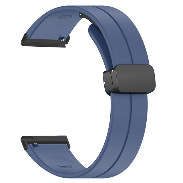 Breathable Silicone Watch Band,Quick Release Watch Bands,Watch Replacement Strap With 24mm Folding Buckle For 7 9 D5i