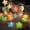 Multicolor #2, variant on Vaidha Crackle Star String Lights | Colorful Flashing Holiday Party Lights | 300cm Battery Powered for Indoor Outdoor Room Patio Decorations