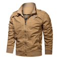 thumbnail image 2 of Veste Ample à Col Rabattu pour Hommes Automne et Hiver Grande Taille avec Poches, 2 of 6