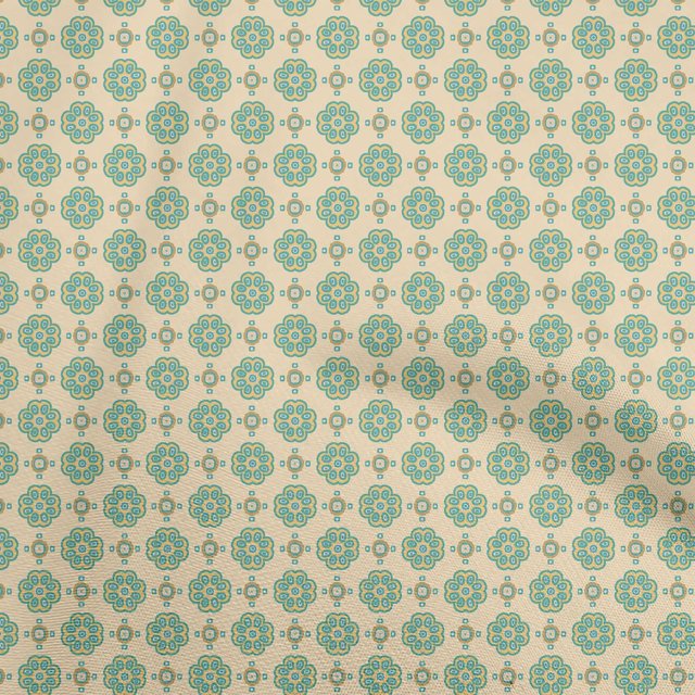 oneOone Silk Tabby Pale Yellow Fabric Asian Ornamental Tile Sewing Craft Projects Fabric Prints By Yard 42 Inch Wide