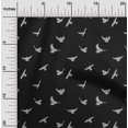 thumbnail image 1 of oneOone Cotton Silk Fabric Bird Ikat Printed Craft Fabric BTY 42 Inch Wide, 1 of 3