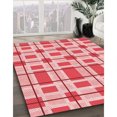 thumbnail image 3 of Ahgly Company Tapis Rectangulaire Lavable en Machine Intérieur Transitionnel Rose, 3 Pieds x 5 Pieds, 3 of 7