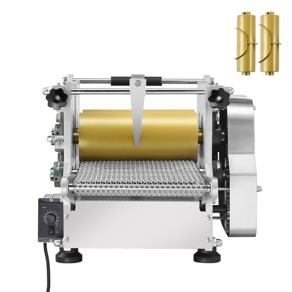 KFFKFF Machine Électrique pour Tortillas, Machine Automatique pour Faire des Tortillas de Maïs avec Revêtement Antiadhésif et Deux Moules (4 Po + 6 Po), Machine Électrique pour Chapatti