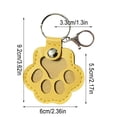 thumbnail image 5 of Porte-clés de Rangement pour Chien Mignon en Cuir Porte-Clés Patte Souvenir de Poils d'Animaux Porte-Clés Unique Collection Commémorative Porte-Clés Cadeaux Commémoratifs pour Sac Sac à Main Patte Clé, 5 of 5
