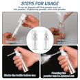 thumbnail image 5 of 2 Pcs Glitter Duster Sprayer Transparent Craft Glitter -Bottle Empty Multi-Purpose Empty Plastic -Bottle 50ml, 5 of 5