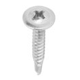 thumbnail image 4 of 100Pcs Self Tapping Screws Fast Cross 410 Stainless Steel Round Washer Head Fastening Hardware 4.2x32mm, 4 of 14