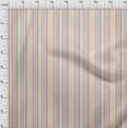 thumbnail image 4 of oneOone Velvet Peach Fabric Stripes Sewing Craft Projects Fabric Prints By Yard 58 Inch Wide, 4 of 5