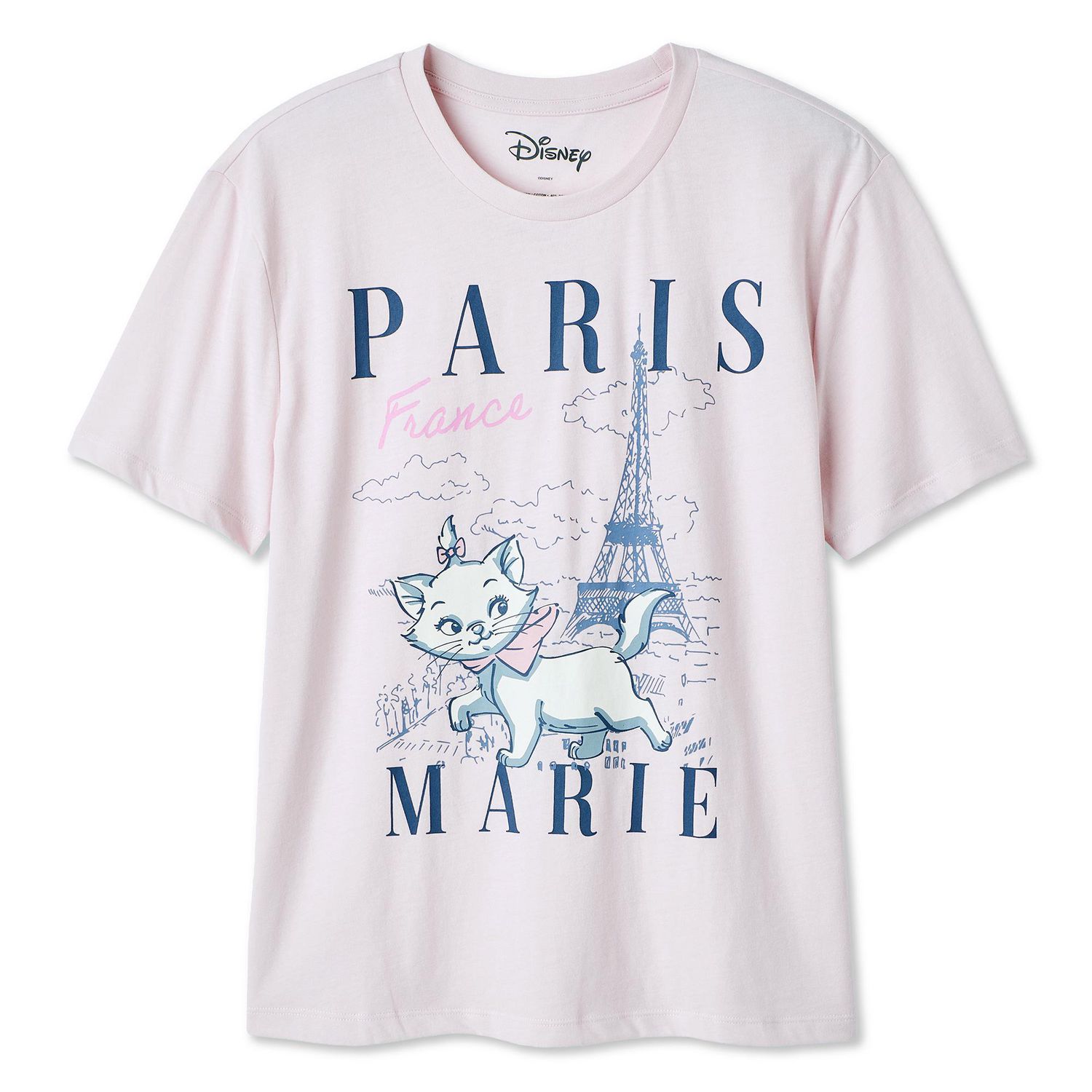 T-shirt avec imprimé graphique Marie Disney pour femmes