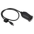 thumbnail image 1 of Unique Bargains 20V 0.54m Cigarette Lighter Adapter USB Type C Cigarette Lighter Converter Cable for Car RV Black, 1 of 7