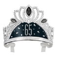 thumbnail image 4 of Unique's Birthday Black Glitz Plastic Tiara with Number Stickers, 4 of 4